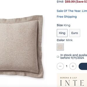 Serena & Lily King Sham